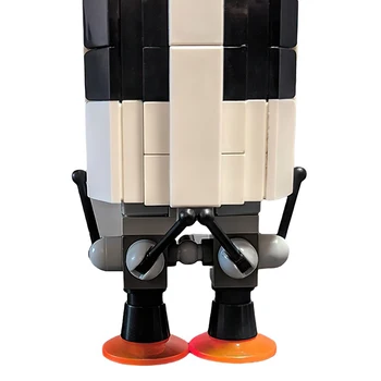 Идеи Gobricks City Космическая Станция Delta II Gemini Titan Ракета Saturn V Масштаб MOC-34453 Строительные Блоки Игрушки Для Детей 2