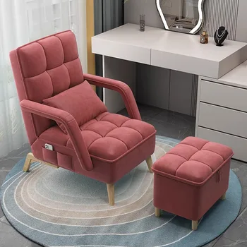 Итальянские серые стулья, Роскошный напольный диван в Скандинавском стиле, Поддержка спинки стула, Современные Sillones Modernos Para Sala, мебель для гостиной 2