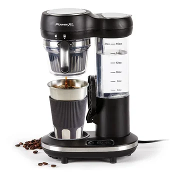 Кофеварка UOSO Grind And Go Plus, автоматическая машина для приготовления кофе на одну порцию в кафе объемом 16 унций 2