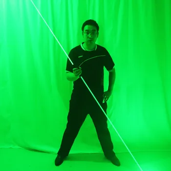 Мини-Двухнаправленный Зеленый, Красный, Синий Лазерный Меч Для Лазерного Шоу С Человеком, Двуглавый Лазерный сценический костюм с Широким Лучом 2