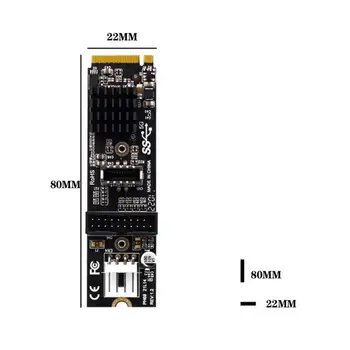Новый PH69 M.2 MKEY PCI-E на фронтальную USB3.1 5Gb TYPE-C + 19/20 PIN-карта расширения 2