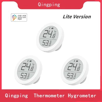 Оригинальный Bluetooth-термометр Qingping, Гигрометр, Совместимый с домашним датчиком температуры и влажности в детской комнате, работает с приложением Mijia 2
