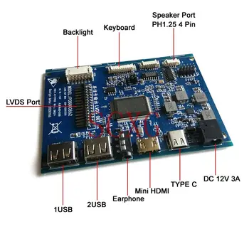 Подходит LTN156AT20 40-Контактный LVDS 1366 * 768 Mini HDMI-Совместимый комплект DIY 15,6 