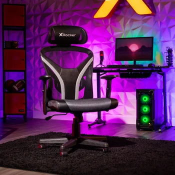 Сетчатый игровой стул для ПК Voyage, Черный игровой стул, офисная мебель, офисный стул 2