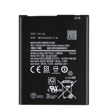 Сменный аккумулятор для Samsung Galaxy A01 Core EB-BA013ABY, перезаряжаемый аккумулятор 3000 мАч 2