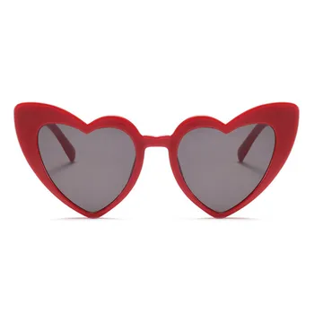Солнцезащитные очки RBRARE Love Heart, Женские Солнцезащитные очки в большой оправе, Модные Милые Сексуальные Ретро-солнцезащитные очки с Кошачьим глазом, Розовые женские 2
