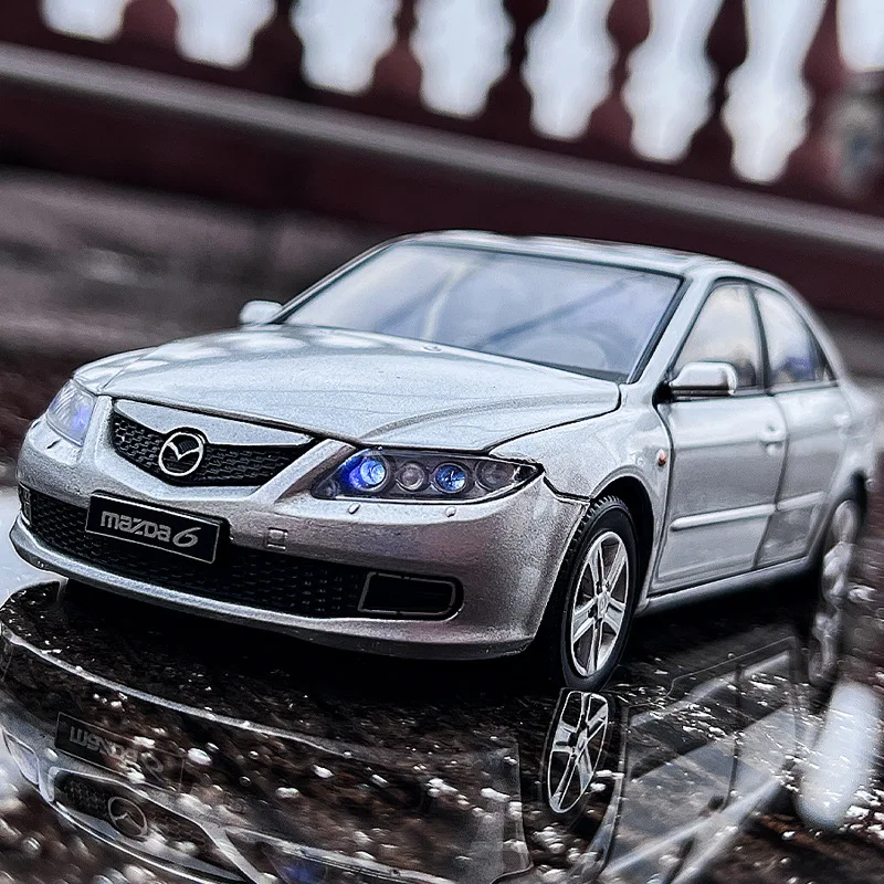 1:32 2008 Mazda 6 Высокая имитационная модель автомобиля Из сплава, литые под давлением модели автомобилей, коллекция детских игрушек E97 Изображение 1