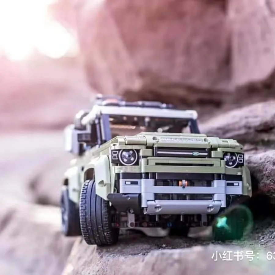 42110 Совместимый Высокотехнологичный Автомобиль Серии Supercar Land Rover Guardian Модель Внедорожника Строительные Блоки Кирпичи Игрушки Для Детей Изображение 1