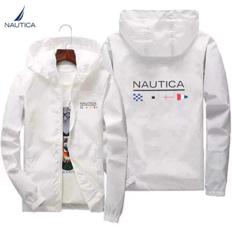 Весенне-осенний бренд, Nautica-мужская водонепроницаемая ветровка с солнцезащитным кремом, спортивная куртка для альпинизма, куртка для рыбалки на открытом воздухе Изображение 1