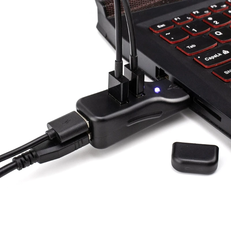 Высокоскоростной 4 порта USB-концентратор 3,0, USB-разветвитель, адаптер для ПК, ноутбука, планшета, Ноутбука 16FB Изображение 1