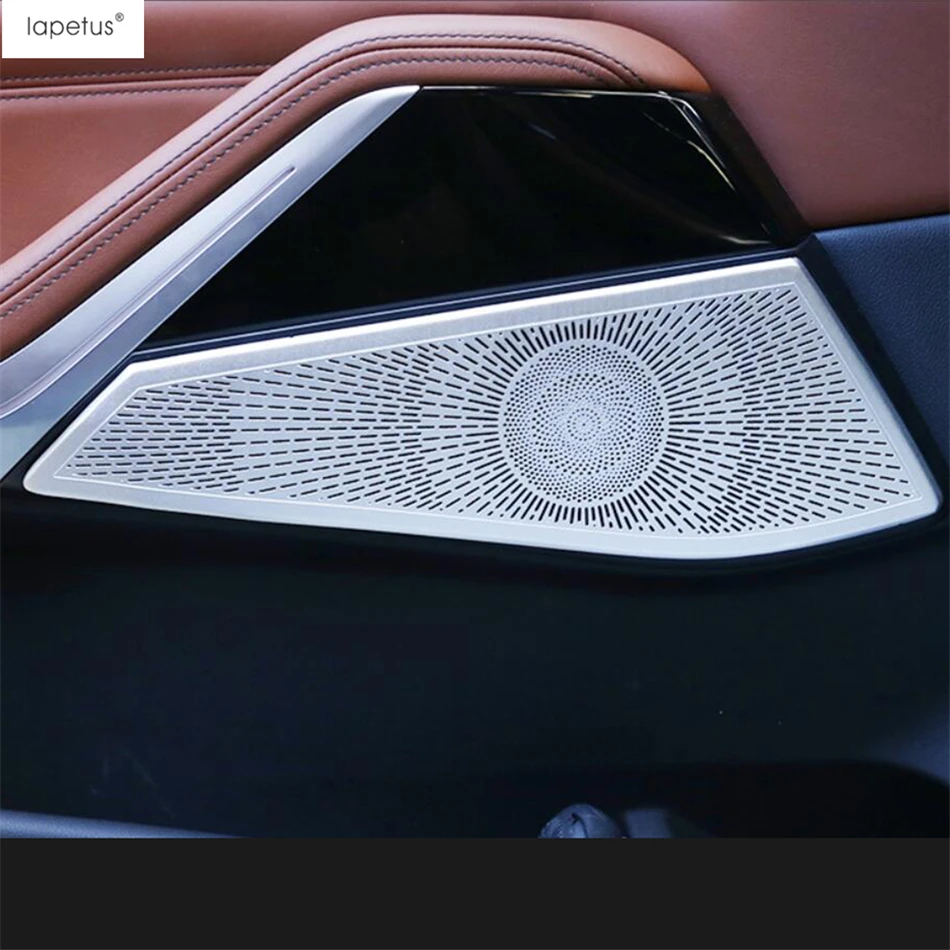 Дверная Ручка Автомобиля Стереодинамик Звуковая Рамка Громкоговорителя Декоративная Накладка Для BMW X5 G05 X7 2019-2022 Металлические Аксессуары Для Интерьера Изображение 1