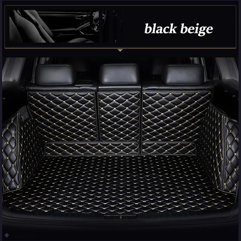 Изготовленные на заказ кожаные коврики YUCKJU с полной оберткой для багажника автомобиля Luxgen Luxgen 7 5 U5 SUV Автоаксессуар чехол для багажника Изображение 1