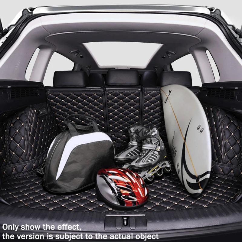 Коврик для багажника с полным покрытием Porsche Macan 2014-2023 22 21 20 19 18 17 16 15, накладка для багажника Автомобиля, аксессуары для защиты интерьера Изображение 1