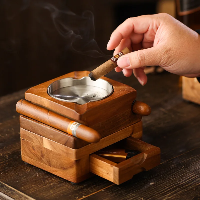 Пепельница для сигар в японском стиле, набор Бокалов для Ликера, Поднос, Держатель стакана для воды Изображение 1