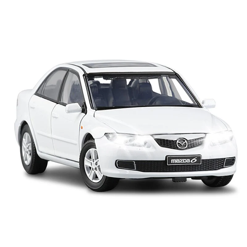 1:32 2008 Mazda 6 Высокая имитационная модель автомобиля Из сплава, литые под давлением модели автомобилей, коллекция детских игрушек E97 Изображение 2