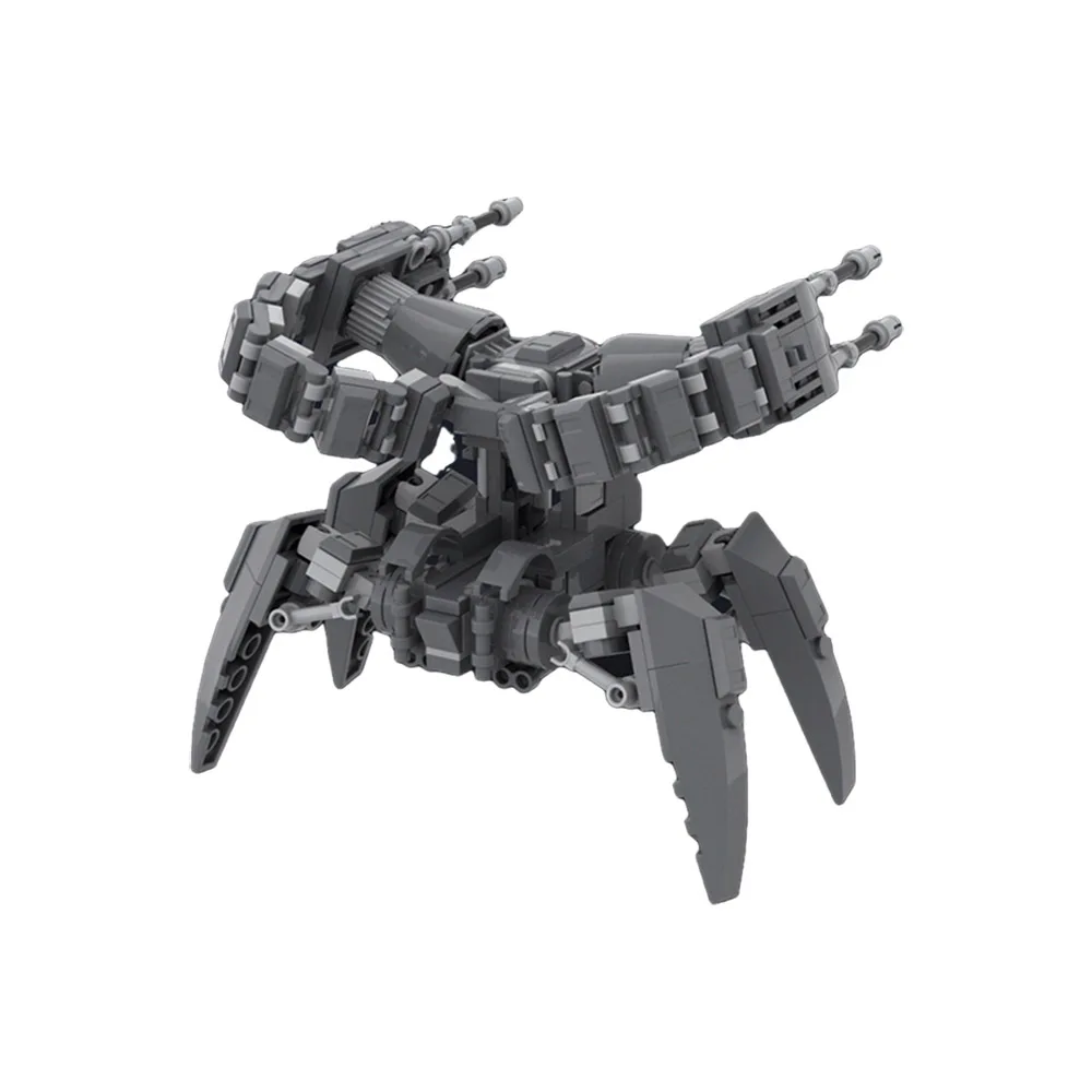 BZB MOC-101376 Металлический Скорпион Аннигилятор Боевой Робот Модель Мех Воин Крутой Строительный Блок Игрушки для Детей Подарок-Головоломка Изображение 2