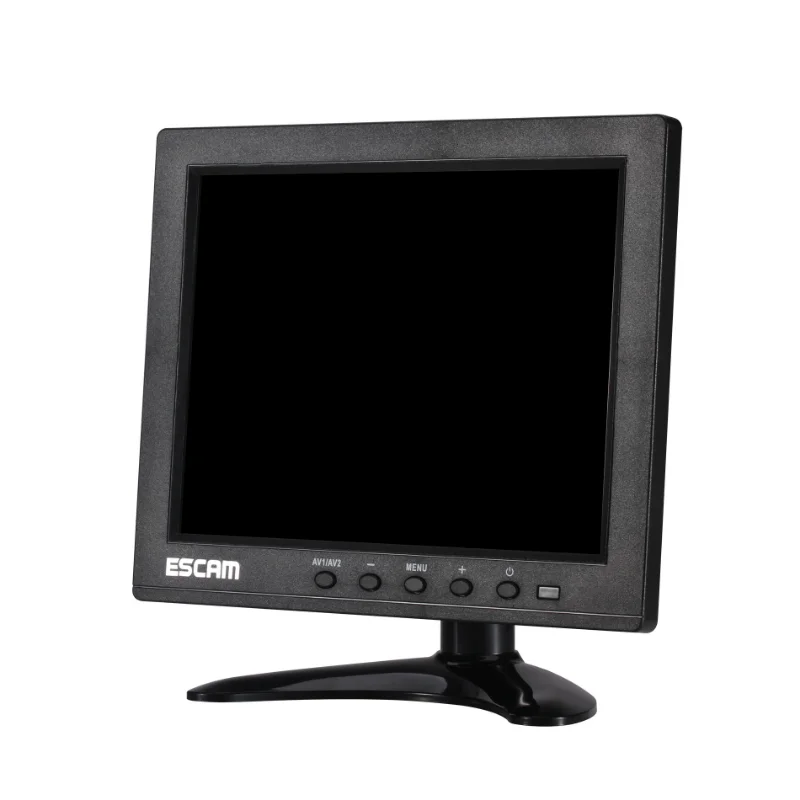 ESCAM T08 8-дюймовый TFT LCD 1024х768 монитор видеонаблюдения с поддержкой VGA HDMI AV BNC USB для ПК Камера видеонаблюдения Изображение 2