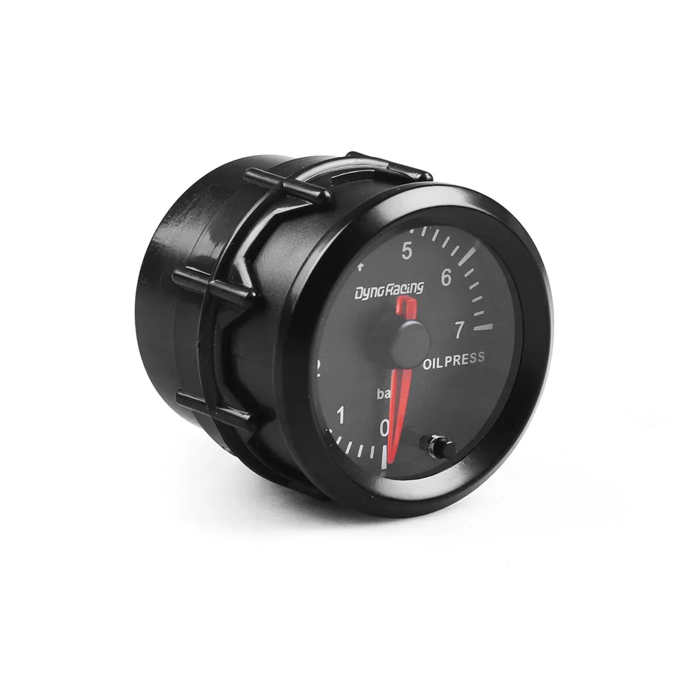 Lodenqc Автомобильный измеритель давления масла, 7 цветов, светодиодный измеритель давления масла 0-7 БАР, высокоскоростной двигатель с датчиком Изображение 2