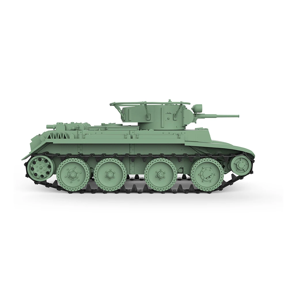 SSMODEL 144594/100594 V1.7 1/144 1/100 Комплект моделей из смолы с 3D принтом, Советский легкий танк BT-7 Изображение 2
