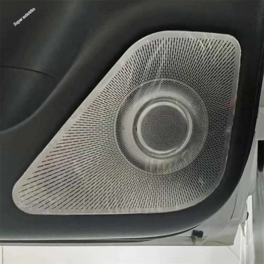 Автомобильный дверной аудиодинамик, Рамка для громкоговорителя, декоративная накладка для Nissan Navara NP300/Terra 2017-2021 Аксессуары для интерьера Изображение 2