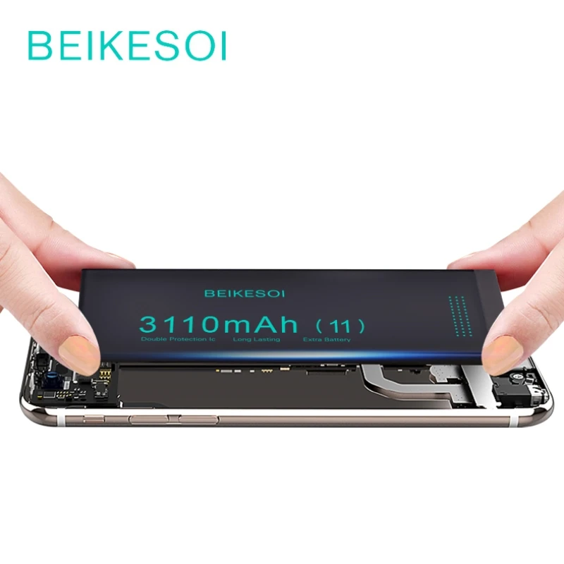 Аккумулятор BEIKESOI Для iPhone 11 pro max для Apple iPhone bateria Для iPhone 11 11pro 11promax Аккумулятор мобильного телефона с Инструментом Изображение 2