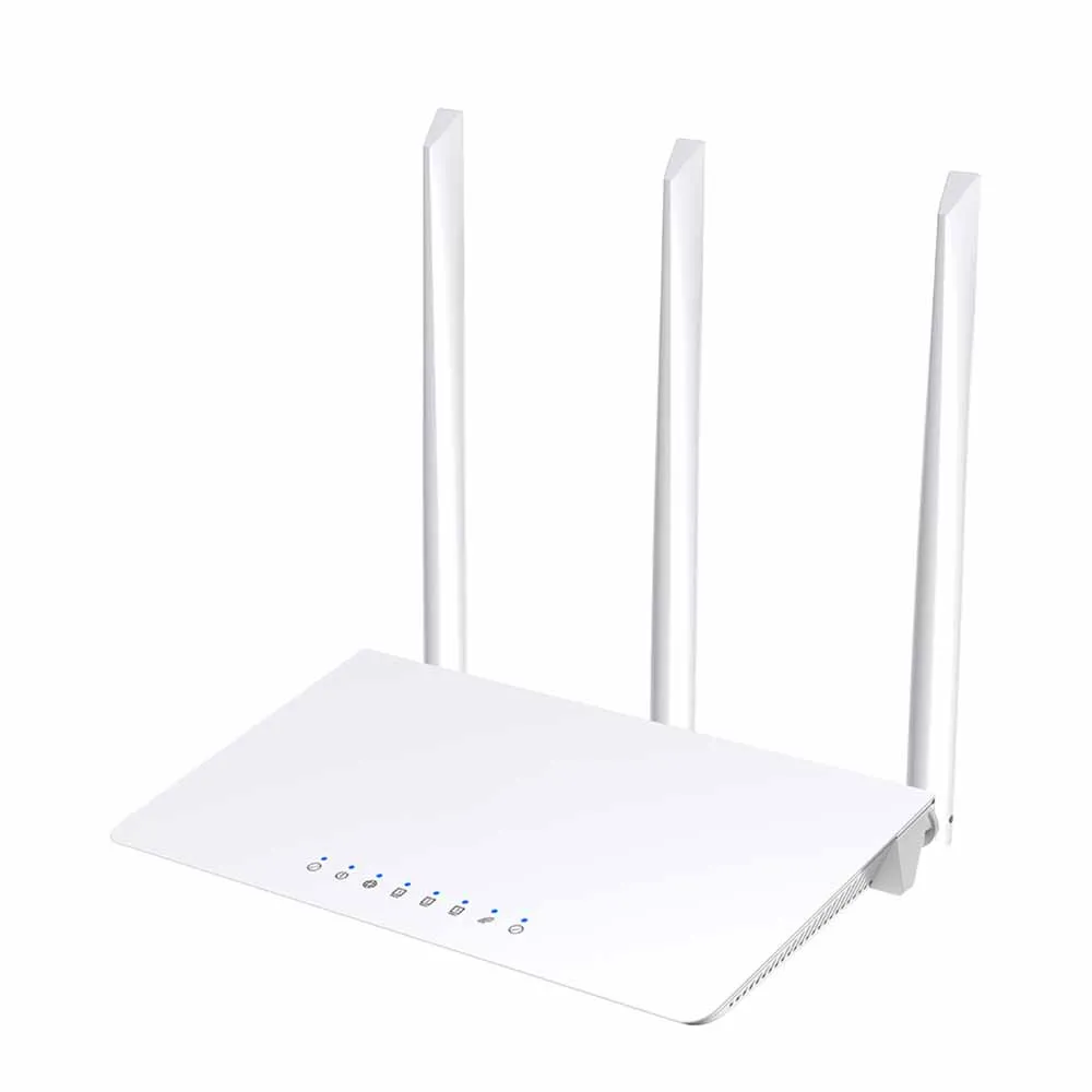 Дальний охват Wi-Fi 802.11n Беспроводной Домашний Wi-Fi Маршрутизатор 300 Мбит/с 2,4 ГГц Wi-Fi Усилитель Маршрутизаторы с антеннами с высоким коэффициентом усиления 3 * 3dBi Изображение 2