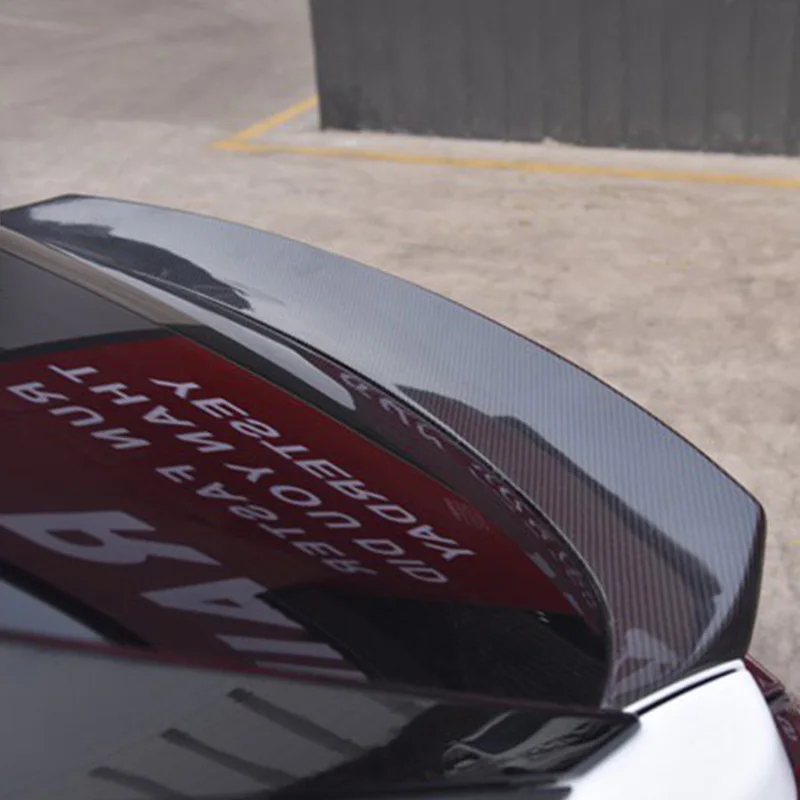 Для Lexus RX средний спойлер RX200T RX300 RX350 RX450H 2016-2021 FRP неокрашенный/настоящее карбоновое волокно тюнинг заднего среднего крыла автомобиля Изображение 2