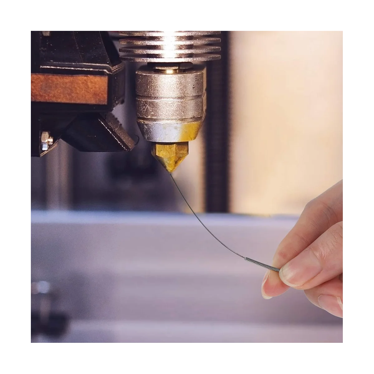 Комплект сопел для 3D-принтера 23ШТ с 10шт Латунными соплами для 3D-принтера MK8 0,4 мм, Экструдер для аксессуаров для 3D-принтера Изображение 2