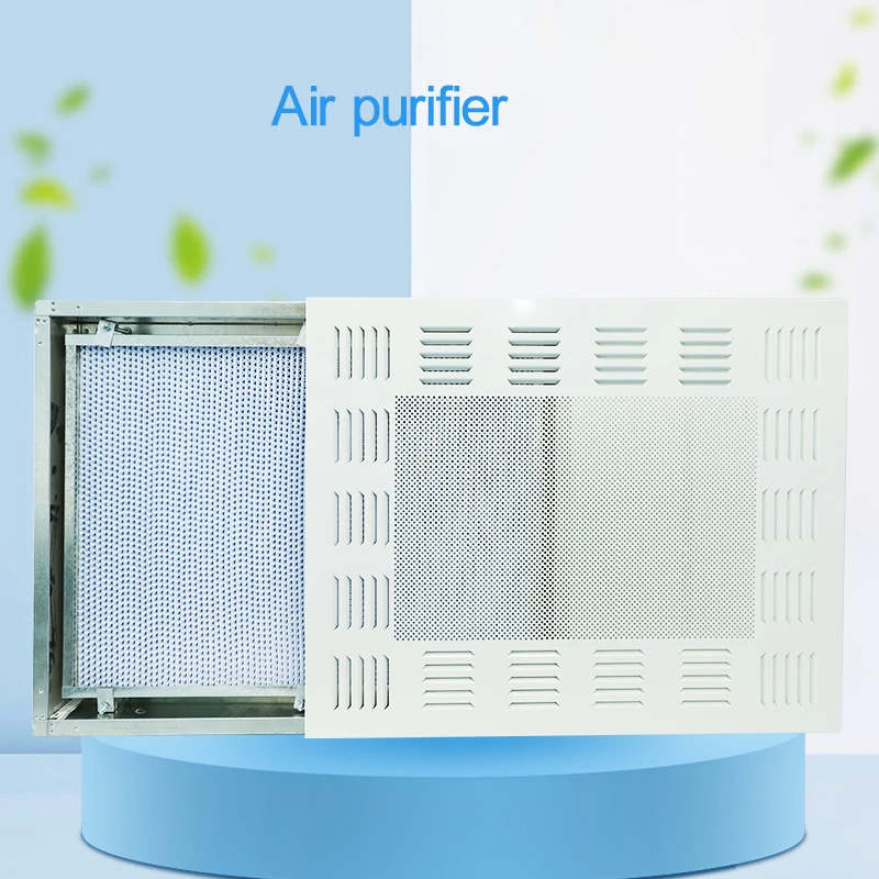 Потолочный очиститель воздуха, Мастерская по очистке, Промышленный Высокоэффективный фильтр FFU, оборудование для очистки 220V ZJ-600 Изображение 2