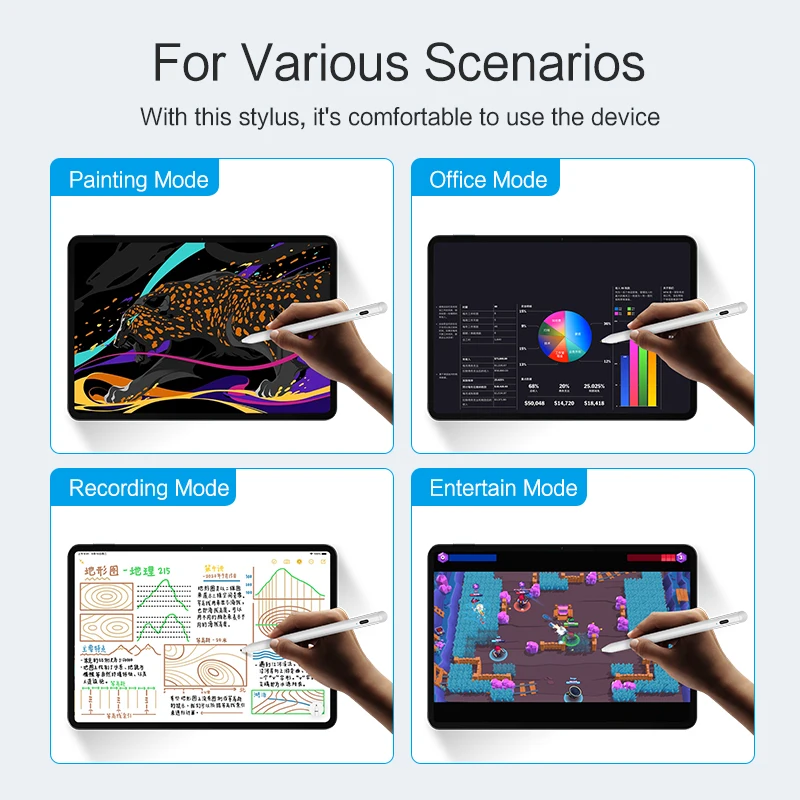 Стилус Для Рисования Емкостным Сенсорным Пером С экраном Для Lenovo Xiaoxin Pad Pro 2022 10,6 11,2 12,6 Tab P11 Plus Pro K11 Tablet Pen Изображение 2