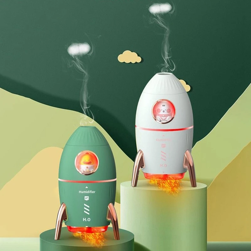 Увлажнитель воздуха Rocket Jellyfish, Моделирующий Холодный Туман, Диффузор эфирных масел, Увлажнители Аромадиффузоров Изображение 2