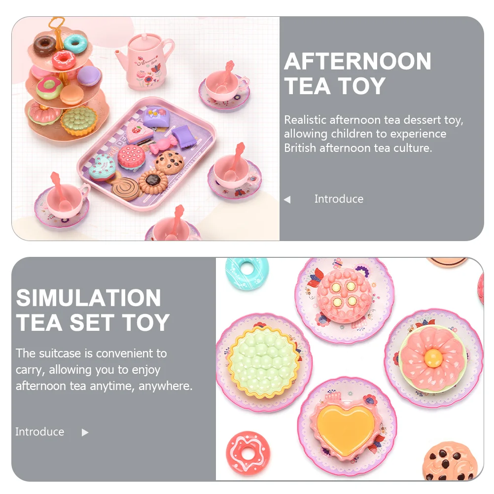 Украшения для десертов для чаепития, имитирующие игрушку, пластиковые поддельные игрушки для малышей Изображение 2