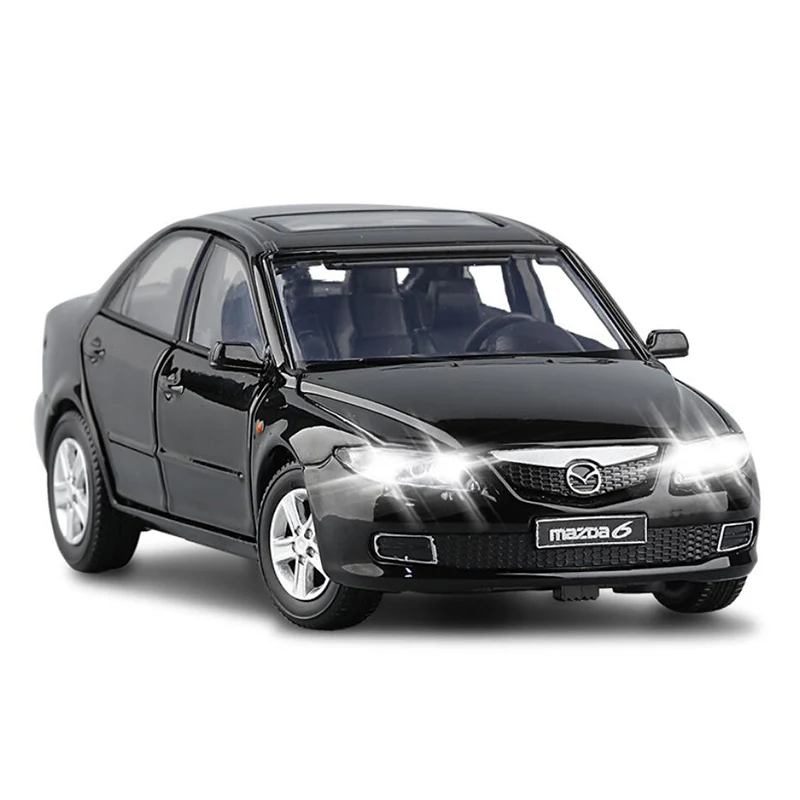 1:32 2008 Mazda 6 Высокая имитационная модель автомобиля Из сплава, литые под давлением модели автомобилей, коллекция детских игрушек E97 Изображение 3