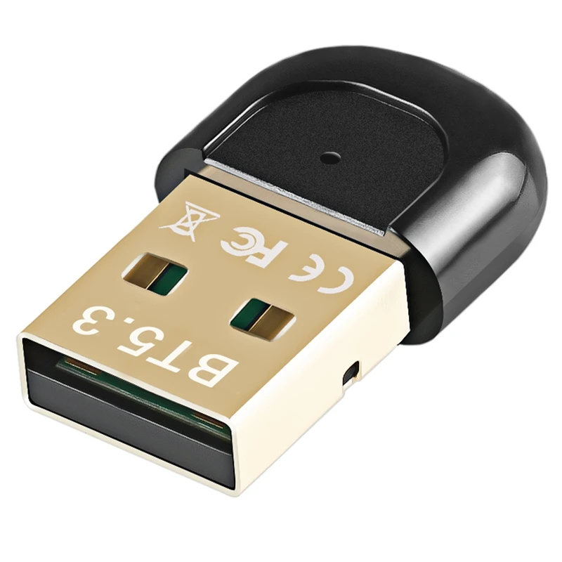 1 ШТ USB Bluetooth 5.3 адаптер приемник USB беспроводной Bluetooth передатчик Бесплатный драйвер для настольного компьютера Изображение 3