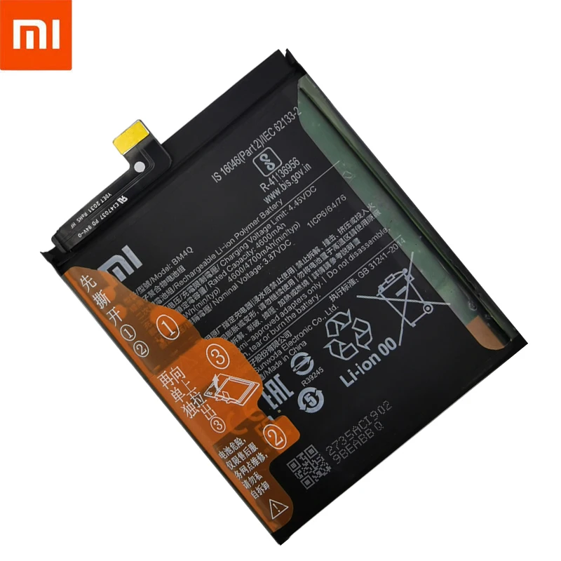 100% Оригинальная Сменная Батарея BM4Q Для Xiaomi Redmi K30 Pro K30Pro Poco F2 Pro, Оригинальные Аккумуляторы для телефонов Bateria 4700 мАч + Инструменты Изображение 3