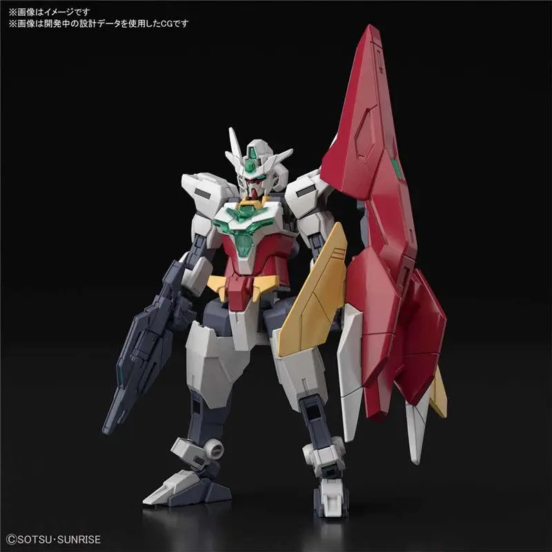 Bandai Gundam Model Kit Аниме Фигурка HGBD: R 1/144 PFF-X7II/U7 Uraven Gundam Подлинная Сборка Gunpla Робот Игрушка в подарок для детей Изображение 3