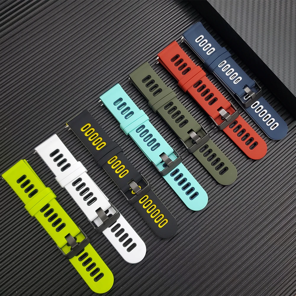 EasyFit Спортивный силиконовый ремешок на запястье для Xiaomi Mi Watch color sports edition, ремешок, браслет, Сменные аксессуары Изображение 3