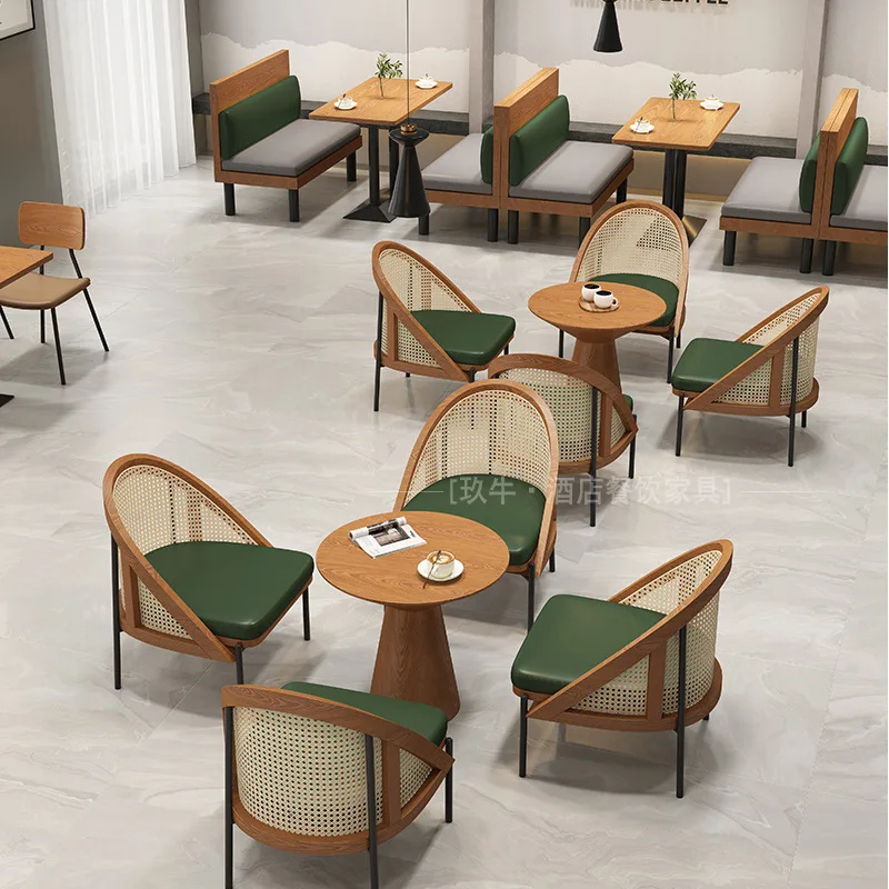 M36 Кафе-Комбинация Стола и стула Для отдыха, Переговоров, Книжный бар, Водный бар, Прозрачный бар, Магазин чая с молоком, Ресторан, Настенное сиденье с карточкой Изображение 3