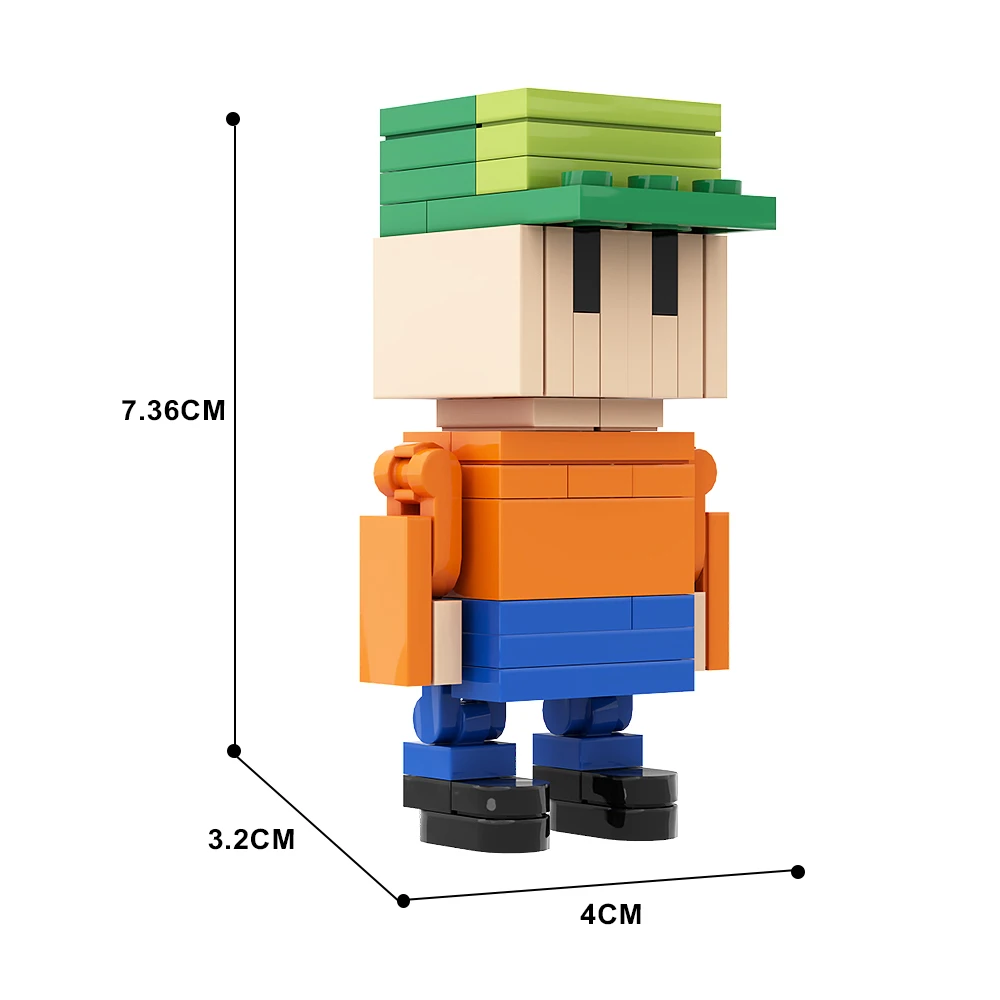 Moc Stumble Guys Строительные блоки Игровая Фигурка Модель для подражания Legoideas Наборы игрушек для Детей Подарок Взрослым Мальчикам Мужчинам Кирпичи Изображение 3