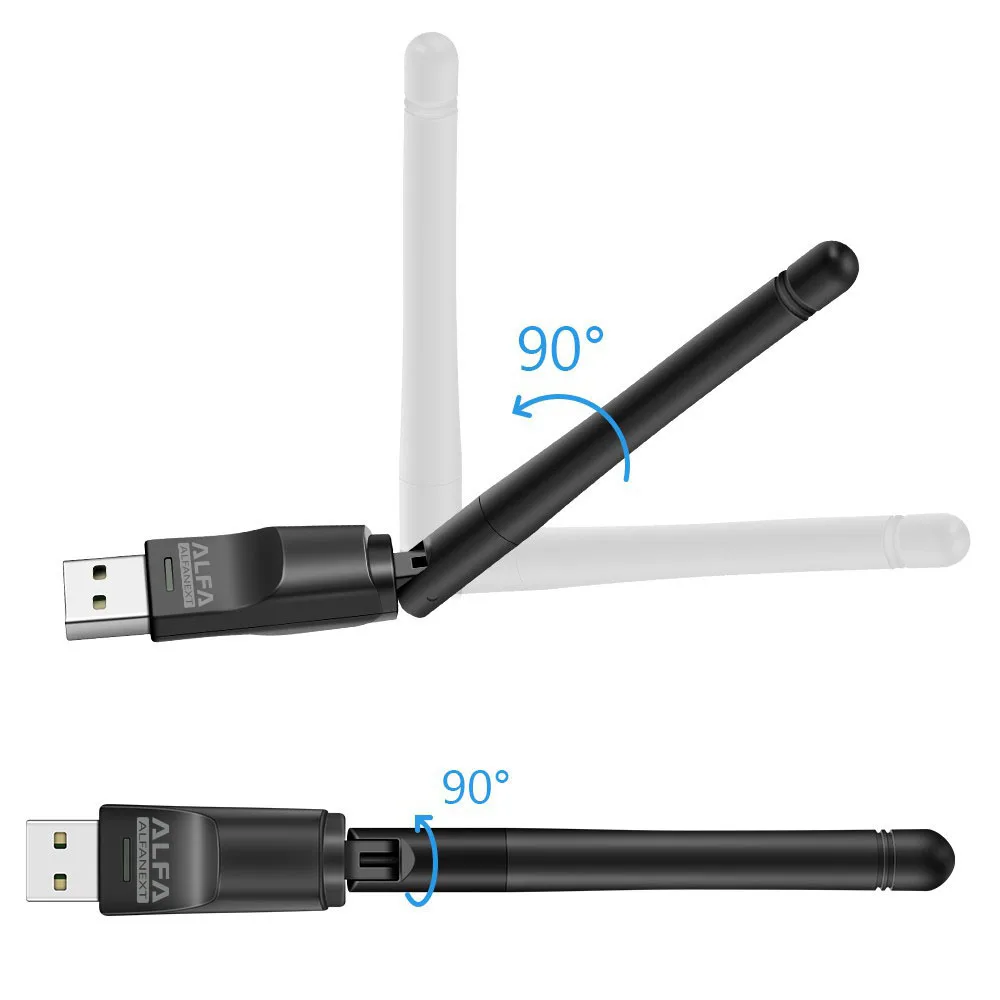 PIXLINK 150 Мбит/с Беспроводная Сетевая карта USB 2,0 WiFi Адаптер Антенна LAN 802.11 B/G/N WiFi Приемник Ключ 7601 Чип UW07 Изображение 3