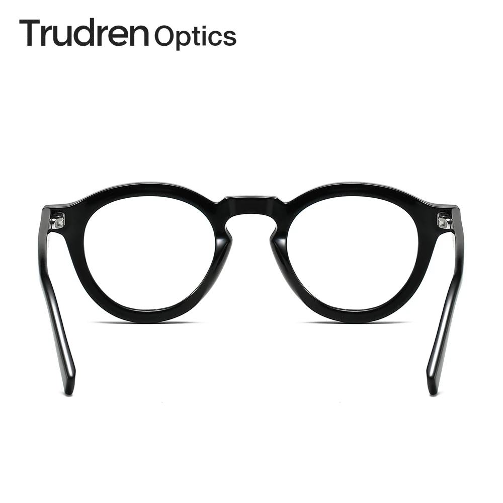 Trudren Vintage Crown Panto Безрецептурные Прозрачные Очки для Мужчин и Женщин с Защитой от Синего Света, Защитные Очки для Глаз 2010 Изображение 3