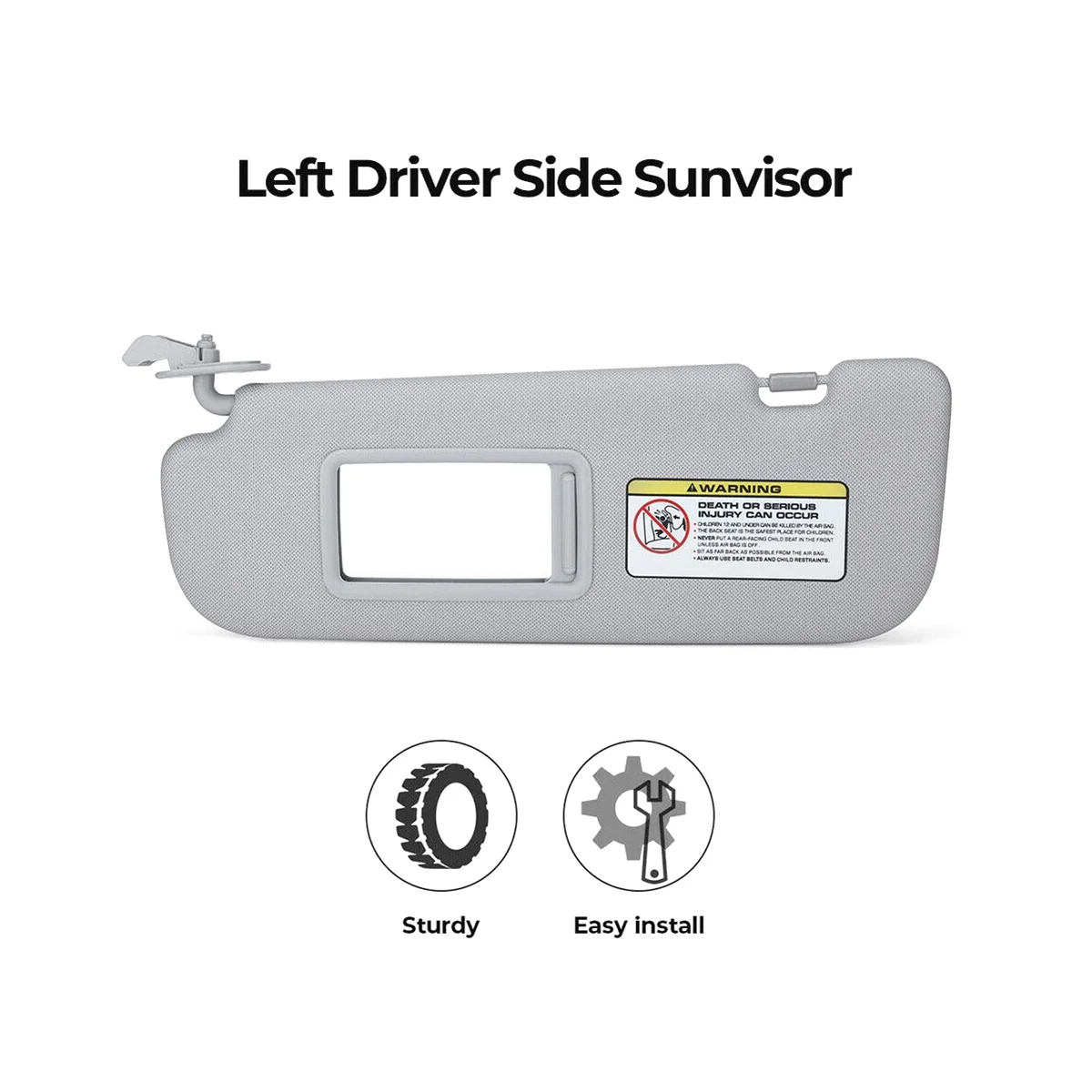 Автомобильный Солнцезащитный Козырек с левой стороны для Hyundai Elantra MD 2011-2015 852103X000TX Изображение 3