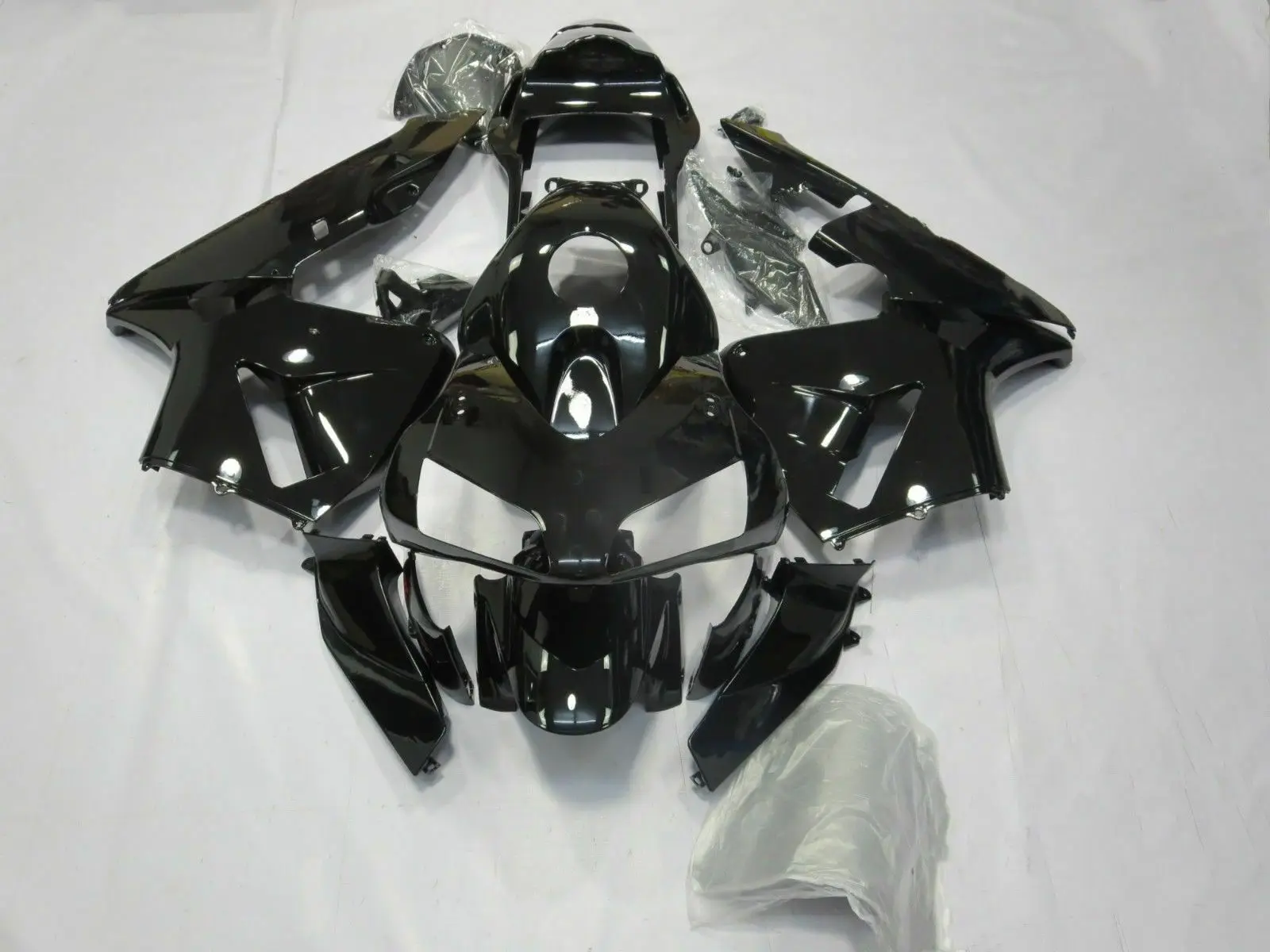 Для CBR600RR 2003 2004 Ярко-черный комплект обтекателей из АБС-пластика для мотоцикла с впрыском, кузов с теплозащитным экраном и коробкой болтов Изображение 3