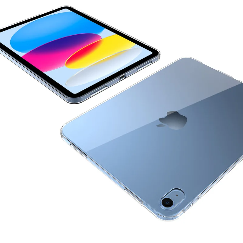 Для iPad Pro 11 12,9 Чехол 2022 Силиконовый TPU Прозрачный Чехол для Планшета для iPad Pro 11 12 9 2021 2020 2018 2015 2017 Чехол Funda Изображение 3