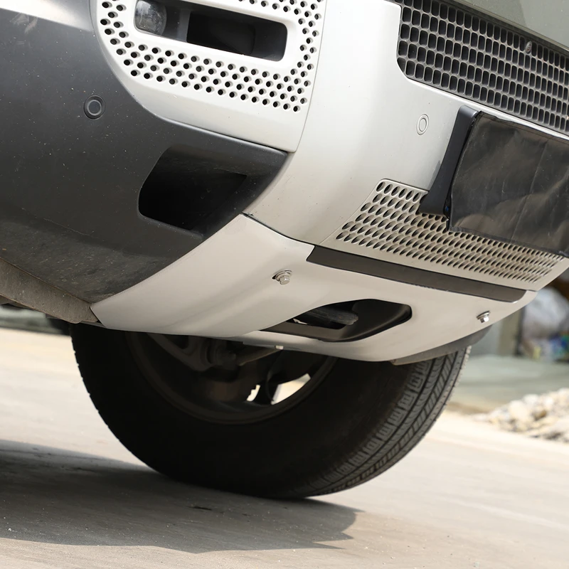 Для Land Rover Defender 90 110 2020-2022 Автомобильный передний бампер из нержавеющей стали, защитная накладка, защитная пластина, автомобильные аксессуары Изображение 3