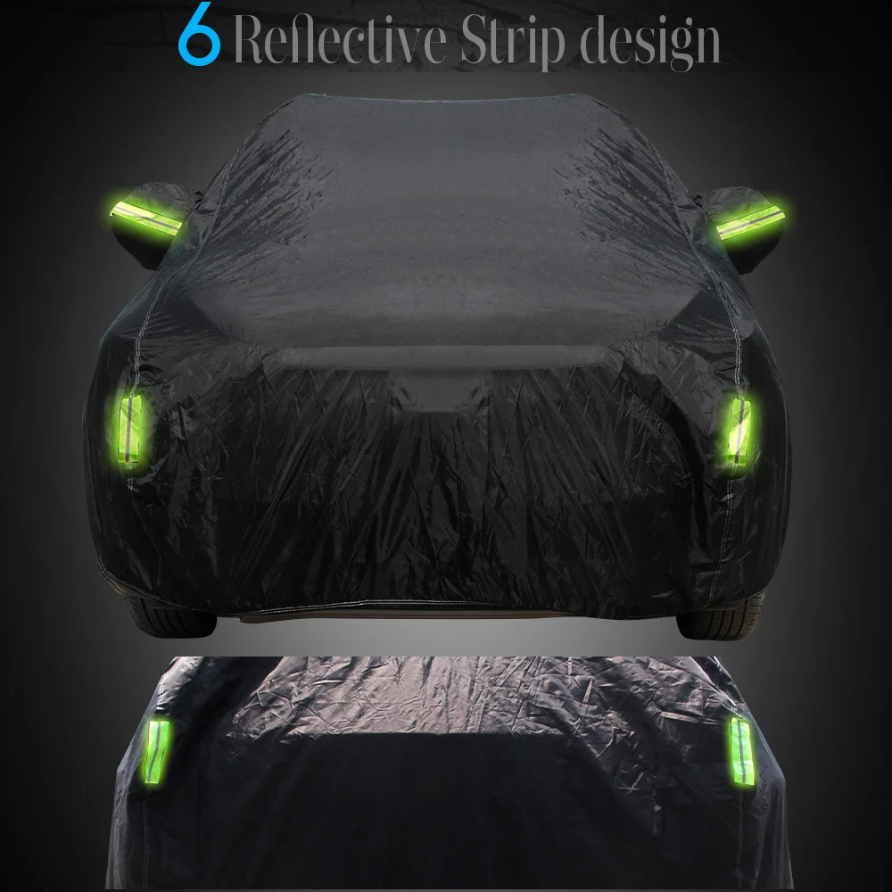 Наружный автомобильный чехол с защитой от ультрафиолета, солнцезащитный козырек, Дождь, Снег, Пыль, устойчивый ко льду, водонепроницаемый чехол для автомобиля Honda Odyssey Изображение 3