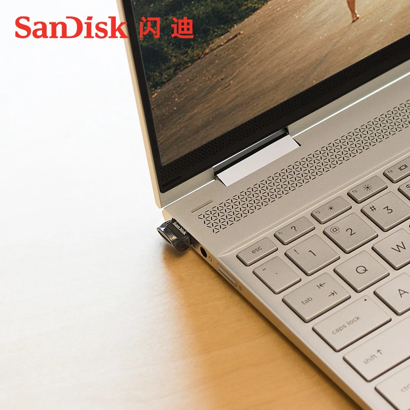 100% SanDisk CZ430 USB Флэш-накопитель mini USB Pen Drive 64 ГБ 16 ГБ USB 3,1 До 130 МБ/с. Флешка USB 3,0 USB-накопитель 32 ГБ 128 ГБ 256 Г Изображение 4