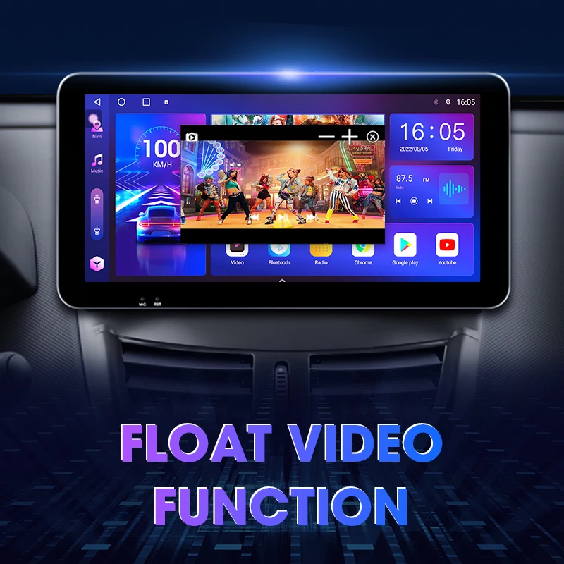 JMCQ Android 11 Carplay Для Peugeot 207 2006-2015 Автомобильный Радио Мультимедийный Видеоплеер QLED С Плавающим Экраном Навигационное Головное устройство Изображение 4