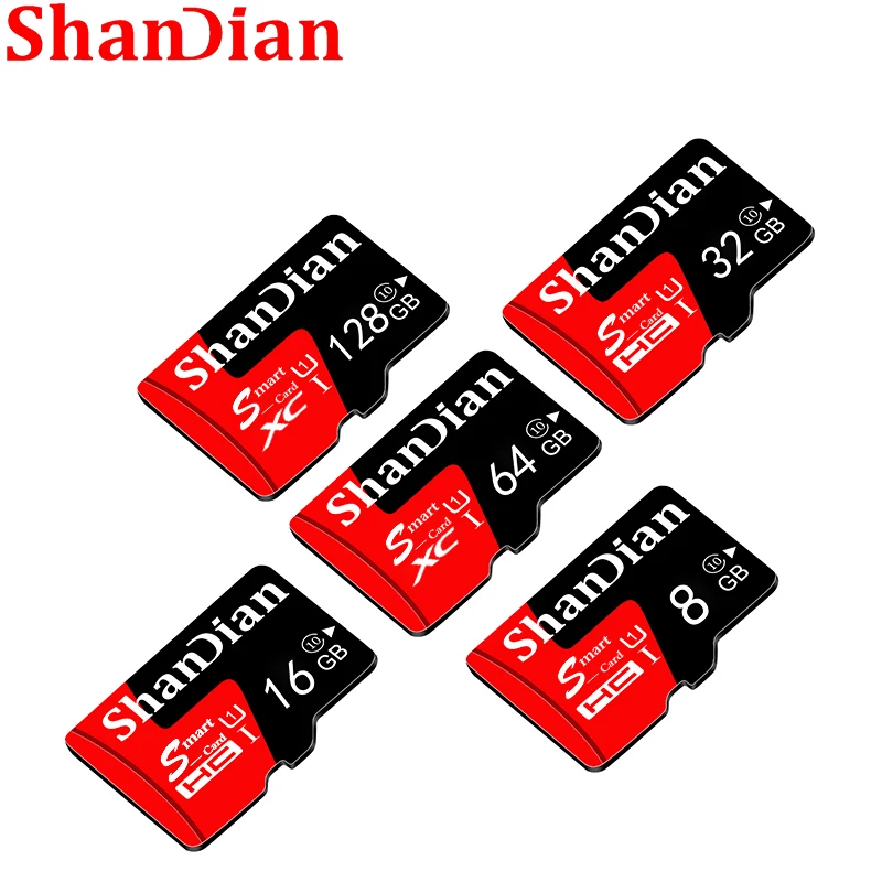 SD-карта SHANDIAN 32 ГБ Высокоскоростной Класс 10 64 ГБ Реальной емкости 128 ГБ Многофункциональная SD-карта Памяти 16 ГБ TF/SD-карта Для Смартфона Изображение 4