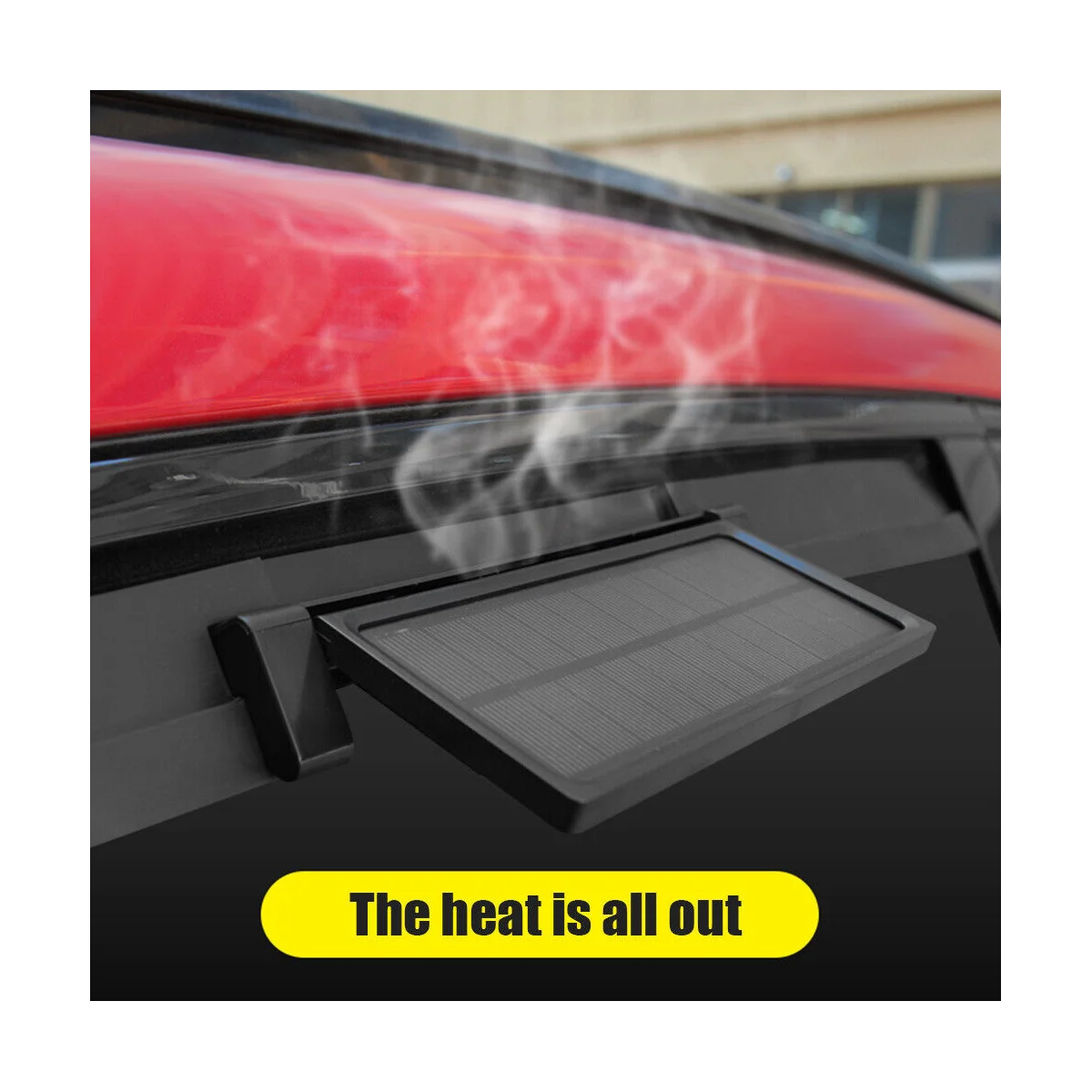 Автомобильный вытяжной вентилятор, Циркуляция охлаждающего воздуха, вентилятор для вентиляции автомобиля, Автомобильные аксессуары, черный Изображение 4
